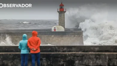 Todo o país sob aviso por chuva, vento e agitação marítima