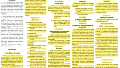 Américo Sebastião na estrutura accionista da inther-Beira apesar de desaparecido