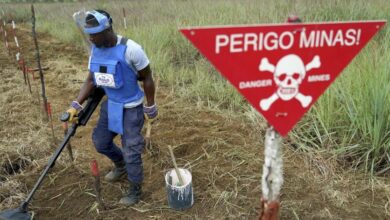 Angola livre de minas em 2027