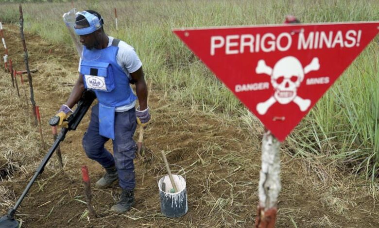Angola livre de minas em 2027