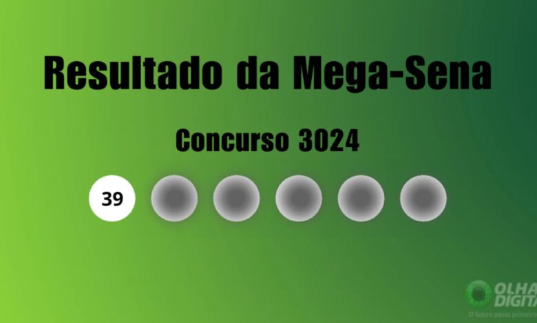 Resultado da Mega-Sena de hoje: veja números e ganhadores do concurso 3024 (sábado, 27/06)