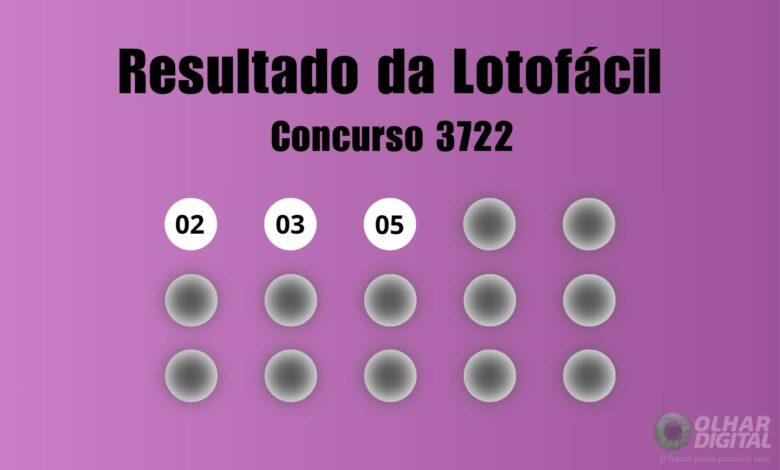 Resultado da Lotofácil de hoje: veja números e ganhadores do concurso 3722 (segunda, 29/06)