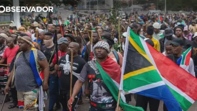 África do Sul: milhares protestam contra imigração ilegal