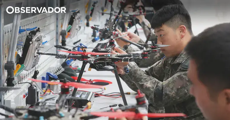 Coreia do Sul ensina 500 mil soldados a usar drones