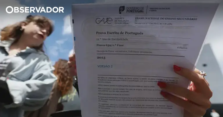 Exames. Uso de imagem de manual comprometeu “rigor”