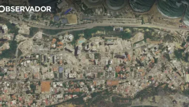 Imagens de satélite mostram destruição em La Guaira