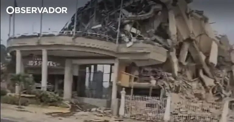 La Guaira: sismos destroem hotel de família madeirense