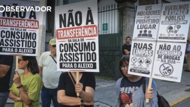 Moradores em manifestação contra sala de consumo no Aleixo