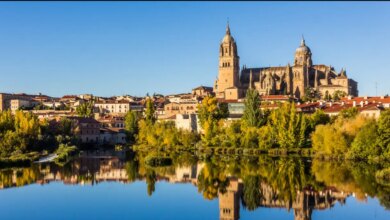 Vista panorâmica das catedrais de Salamanca