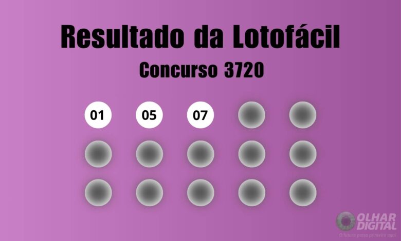 Resultado da Lotofácil de hoje: veja números e ganhadores do concurso 3720 (sexta, 26/06)