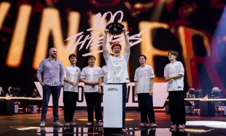 100 Thieves conquista o Mundial de VALORANT da Esports World Cup após campanha invicta