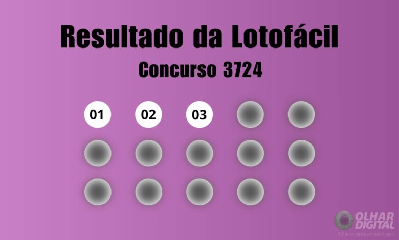 Resultado da Lotofácil de hoje: veja números e ganhadores do concurso 3724 (quarta, 1º/07)