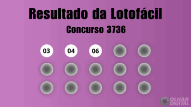Resultado da Lotofácil de hoje: veja números e ganhadores do concurso 3736 (quarta, 15/07)