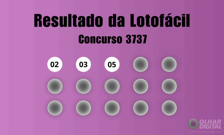 Resultado da Lotofácil de hoje: veja números e ganhadores do concurso 3737 (quinta, 16/07)
