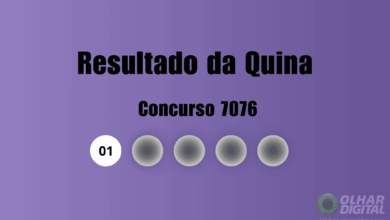 Resultado da Quina de hoje: veja números e ganhadores do concurso 7076 (segunda, 27/07)