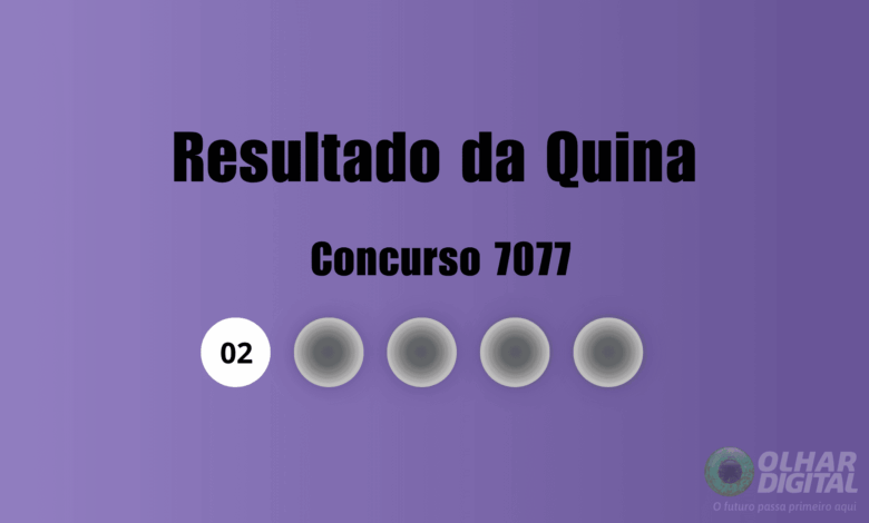 Resultado da Quina de hoje: veja números e ganhadores do concurso 7077 (terça, 28/07)