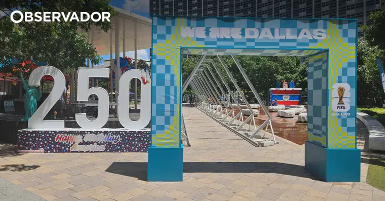 A “invasão do soccer" no aniversário da América