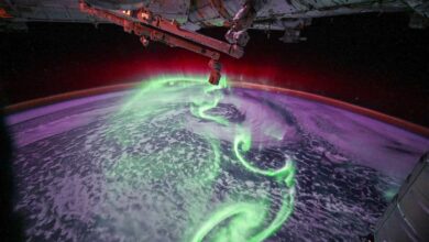 Astronauta divulga vídeo impressionante de aurora vista do espaço