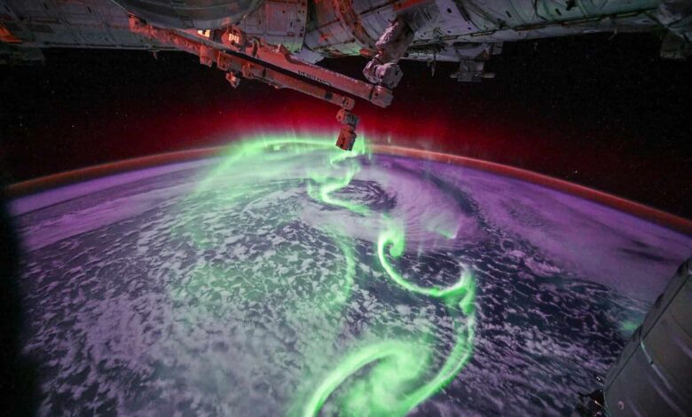 Astronauta divulga vídeo impressionante de aurora vista do espaço
