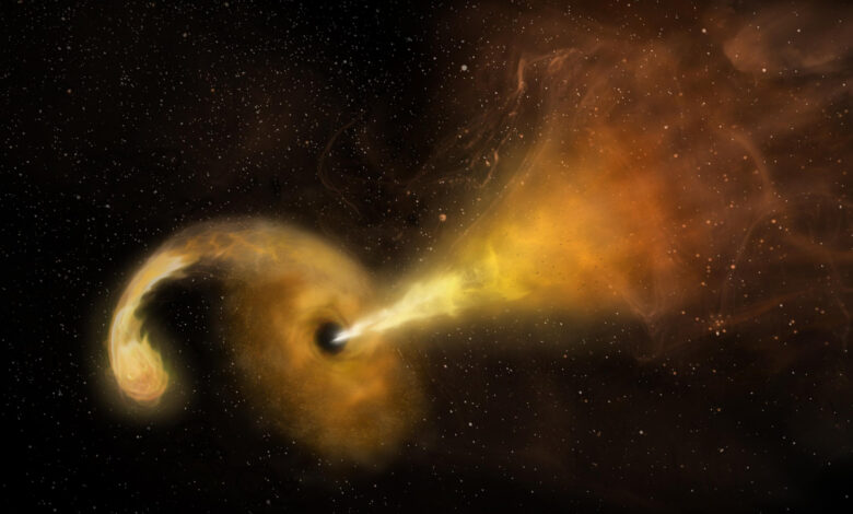 Astrônomos revelam buraco negro gigante vagando fora de sua galáxia