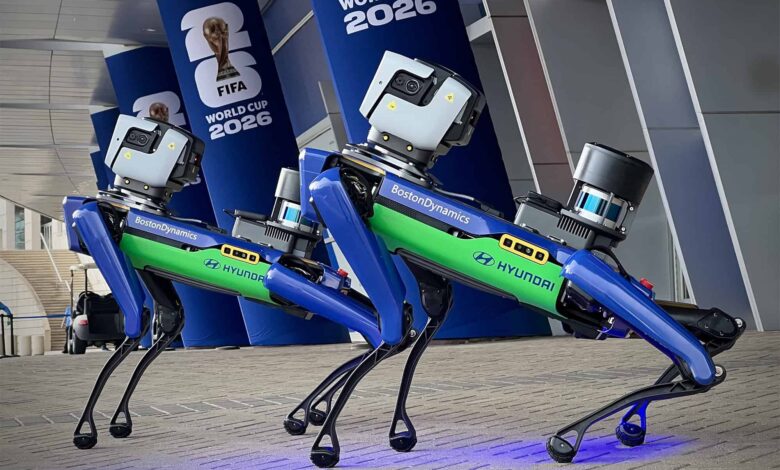 Cães robóticos da Hyundai ajudam na segurança da Copa do Mundo 2026