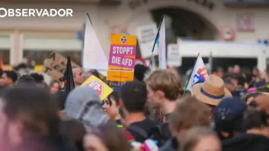 Cerca de 25.000 manifestantes contra congresso da AfD
