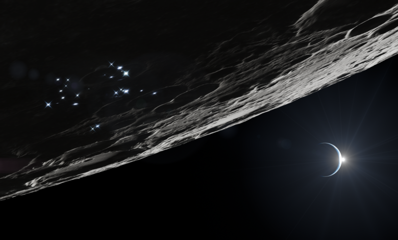 polu sul da Lua