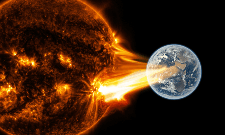 Ejeção de Massa Coronal, ou tempestade solar