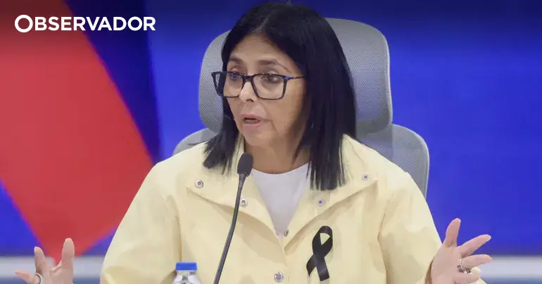 Delcy pede suspensão das sanções após sismos mortais