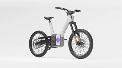 E-bike premium combina design futurista e sistema inovador de propulsão elétrica