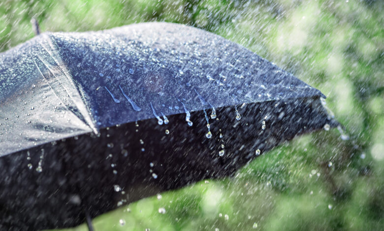 Final de semana: chuva forte de um lado, tempo seco do outro