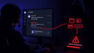 Hackers usam Discord e mods falsos para roubar dados de gamers, alerta especialista