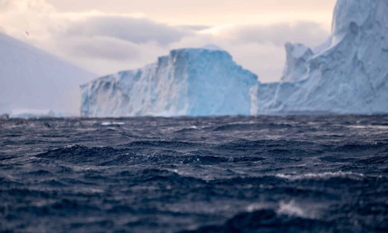 Icebergs do Pacífico podem enfraquecer corrente vital do planeta