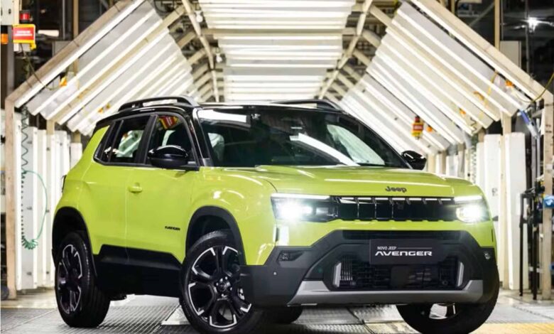 Jeep Avenger começa a ser produzido no Brasil e deve ser lançado este semestre