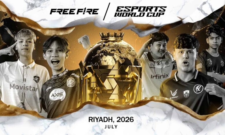 LOUD, Fluxo W7M e MIBR.LOS representam o Brasil na Esports World Cup 2026 de Free Fire