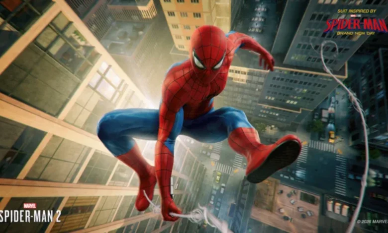 Marvel’s Spider-Man 2 recebe atualização com trajes de novo filme e melhorias para PS5 Pro