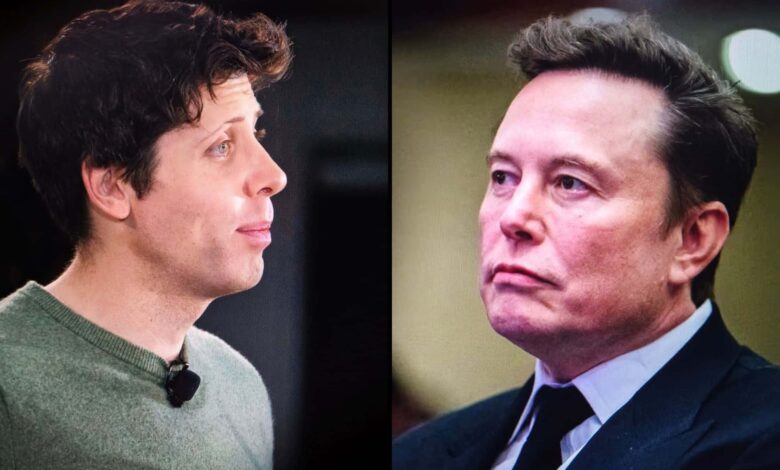 Musk e Altman trocam farpas no X após Apple processar OpenAI