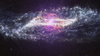 NASA revela novas imagens da galáxia Centaurus A, moldada por colisão cósmica