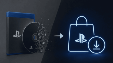 O fim da mídia física, mas não só no PlayStation