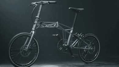 Bicicleta Tetra em destaque na imagem