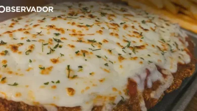 Panado com toppings de pizza. O prato favorito de Messi