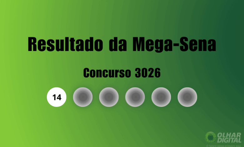 Resultado da Mega-Sena de hoje: veja números e ganhadores do concurso 3026 (quinta, 02/07)