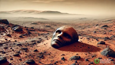 Rover da NASA fotografou “rosto cansado” em Marte