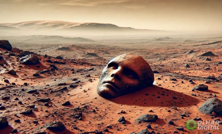 Rover da NASA fotografou “rosto cansado” em Marte