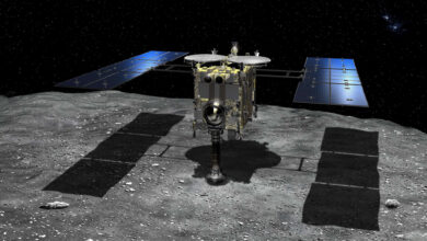 Sonda japonesa registra imagem inédita de asteroide “boneco de neve”