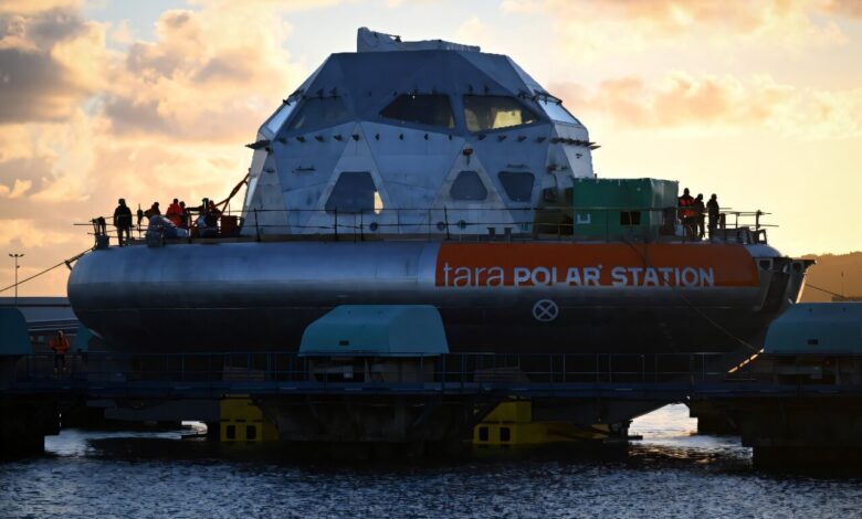 Um “iglu gigante” sem motor vai viajar pelo Ártico — e com cientistas dentro