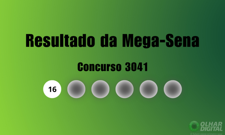 Resultado da Mega-Sena de hoje: veja números e ganhadores do concurso 3041 (quinta, 06/08)