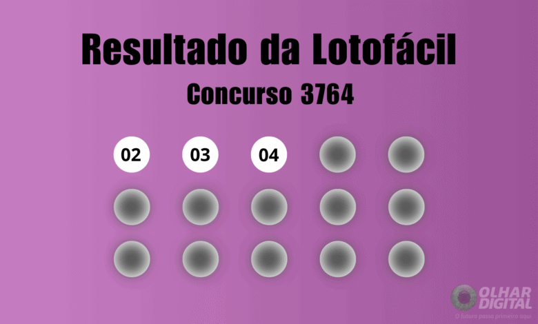 Resultado da Lotofácil de hoje: veja números e ganhadores do concurso 3764 (segunda, 17/08)