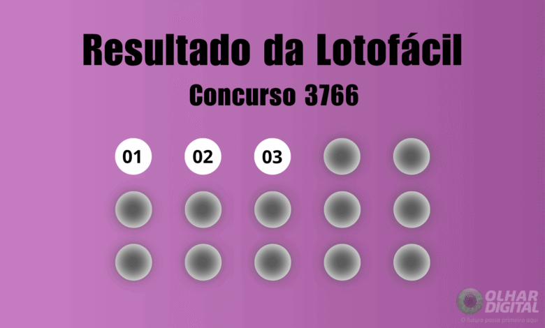 Resultado da Lotofácil de hoje: veja números e ganhadores do concurso 3766 (quarta, 19/08)