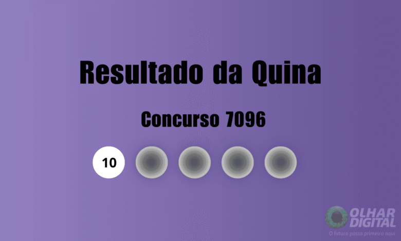 Resultado da Quina de hoje: veja números e ganhadores do concurso 7096 (quarta, 19/08)